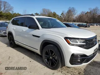 2023 Volkswagen Atlas SEL R-Line Black z VIN 1V2SR2CA0PC551521, wystawiony jako Copart lot #48401585 z przebiegiem 34 323 mil mil oraz Szkoda całkowita • Salvage title. Historia ofert i sprzedaży dostępna na DreamBid. Obrazek 4.