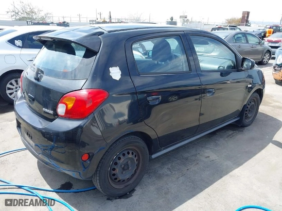 2014 Mitsubishi Mirage DE with VIN ML32A3HJ9EH008582, listed as a IAAI auction lot 42011332 with 135,260 mi miles. Bid and sale history available at carsss.com. Image 4.