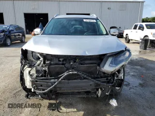 2017 Nissan Rogue S with VIN KNMAT2MT3HP551702, listed as a Copart auction lot 54748415 with 104,122 mi miles and Salvage Title. Bid and sale history available at carsss.com. Image 5.