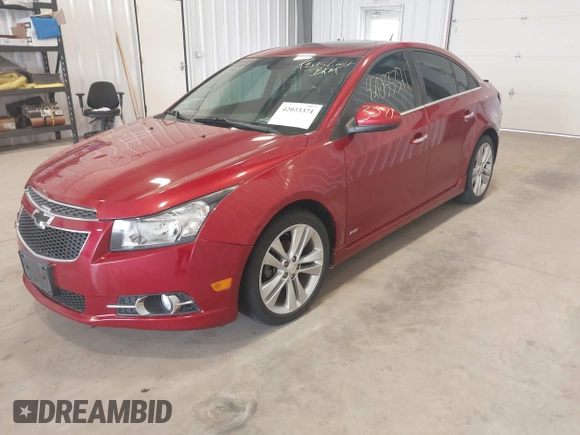 2011 Chevrolet Cruze LTZ with VIN 1G1PH5S90B7251443, listed as a IAAI auction lot 42033371 with 122,445 mi miles and . Bid and sale history available at DreamBid. Image 2.