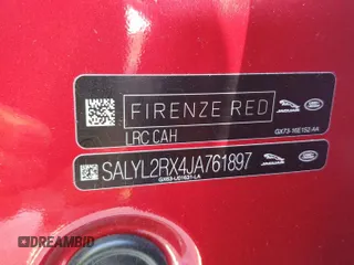 2018 Land Rover Range Rover Velar R-Dynamic SE с VIN SALYL2RX4JA761897, выставлен на аукционе Copart как лот 43936095 с пробегом Не указан миль и Списание • Salvage title. История ставок и продаж доступна на DreamBid. Изображение 12.