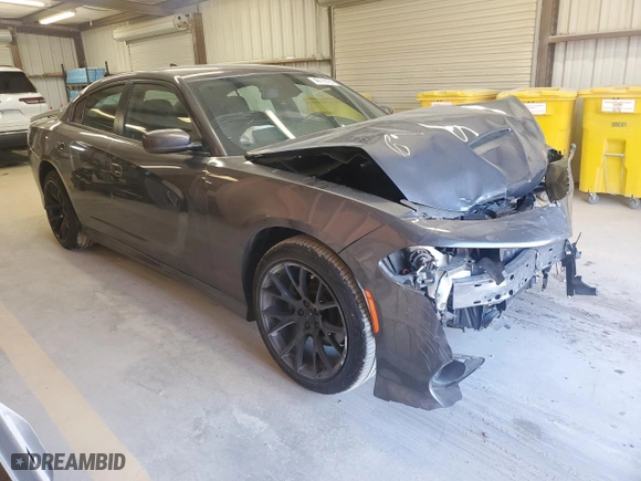 2019 Dodge Charger GT with VIN 2C3CDXHG6KH630426, listed as a Copart auction lot 46116165 with 100,317 mi miles and Salvage Title. Bid and sale history available at carsss.com. Image 4.