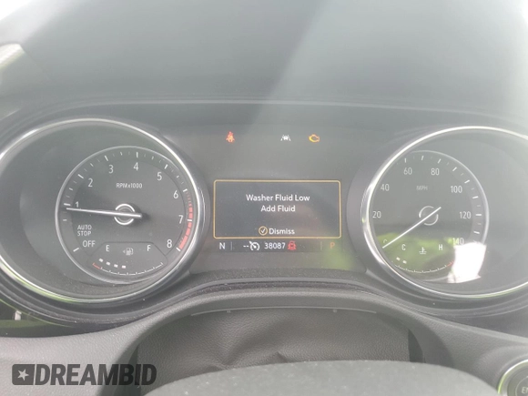 2021 Buick Encore GX Select with VIN KL4MMDS27MB138277, listed as a Copart auction lot 54452665 with 38,087 mi miles and Salvage title. Bid and sale history available at DreamBid. Image 9.