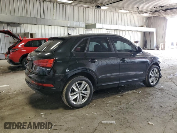 2018 Audi Q3 Premium with VIN WA1ECCFS2JR008180, listed as a Copart auction lot 58560735 with 122,557 mi miles and Non repairable. Bid and sale history available at DreamBid. Image 3.