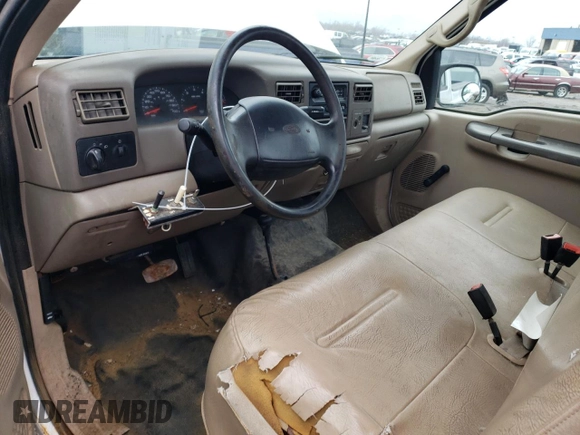 2002 Ford F-350 XL with VIN 1FTSF31L32EB50482, listed as a Copart auction lot 81916124 with 45,625 mi miles and Clean Title. Bid and sale history available at DreamBid. Image 8.