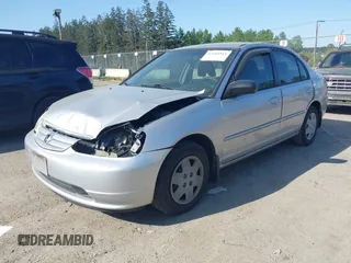 2003 Honda Civic LX with VIN JHMES16503S000239, listed as a IAAI auction lot 42184911 with 148,257 mi miles and . Bid and sale history available at DreamBid. Image 2.