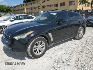 2014 Infiniti QX70 z VIN JN8CS1MU4EM451883, wystawiony jako Copart lot #61744725 z przebiegiem 60 393 mil mil oraz Czysty tytuł • Clean title. Historia ofert i sprzedaży dostępna na DreamBid. Obrazek 1.