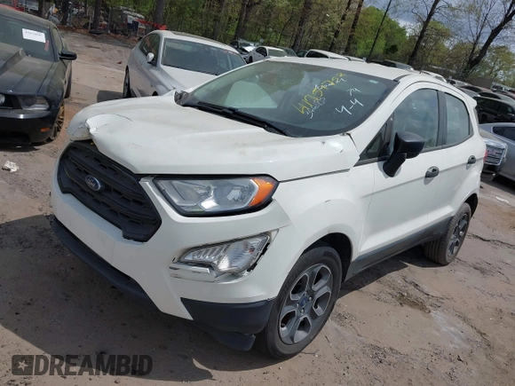2020 Ford EcoSport S with VIN MAJ3S2FE0LC366183, listed as a IAAI auction lot 41951752 with 115,037 mi miles. Bid and sale history available at carsss.com. Image 22.