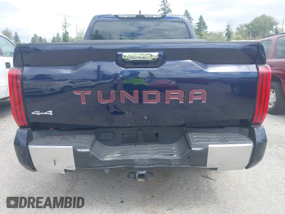 2023 Toyota Tundra Limited Hybrid with VIN 5TFJC5DB1PX033725, listed as a IAAI auction lot 42729682 with 15,767 mi miles and . Bid and sale history available at DreamBid. Image 6.