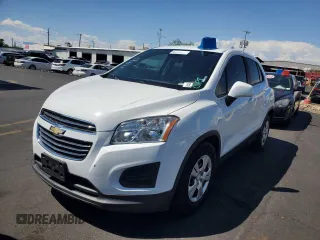 2016 Chevrolet Trax LS with VIN 3GNCJKSBXGL278915, listed as a Copart auction lot 84022104 with 82,341 mi miles and Clean Title. Bid and sale history available at carsss.com. Image 1.