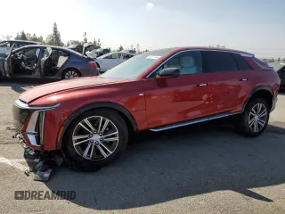 2024 Cadillac LYRIQ Luxury z VIN 1GYKPRRL7RZ119219, wystawiony jako Copart lot #68893674 z przebiegiem 8 391 mil mil oraz Szkoda całkowita • Salvage title. Historia ofert i sprzedaży dostępna na DreamBid. Obrazek 1.