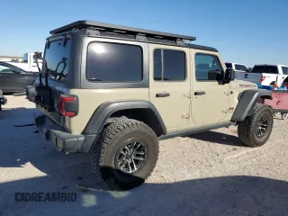 2022 Jeep Wrangler Unlimited Rubicon с VIN 1C4HJXFNXNW243878, выставлен на аукционе Copart как лот 81610334 с пробегом 29 210 миль миль и Чистый • Clean title. История ставок и продаж доступна на DreamBid. Изображение 3.