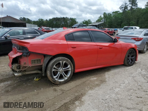 2019 Dodge Charger R/T with VIN 2C3CDXCT5KH575567, listed as a Copart auction lot 51057925 with 161,185 mi miles and Salvage Title. Bid and sale history available at DreamBid. Image 3.