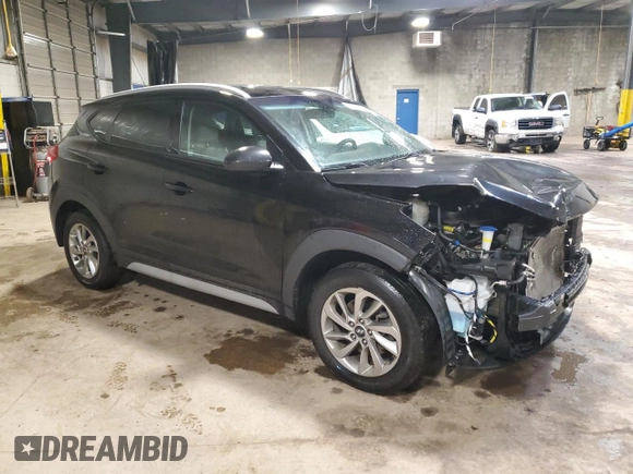 2018 Hyundai Tucson SEL z VIN KM8J3CA44JU690596, wystawiony jako Copart lot #60290475 z przebiegiem 97 512 mil mil oraz Szkoda całkowita • Salvage title. Historia ofert i sprzedaży dostępna na DreamBid. Obrazek 4.
