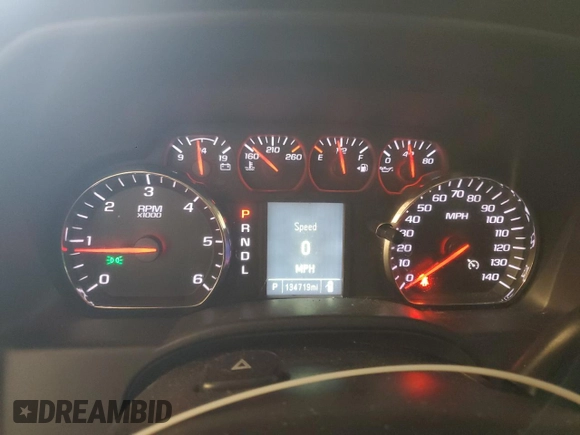 2017 Chevrolet Silverado 1500 Work Truck with VIN 1GCVKNEH9HZ324132, listed as a Copart auction lot 70506084 with 134,719 mi miles and Salvage Title. Bid and sale history available at carsss.com. Image 9.
