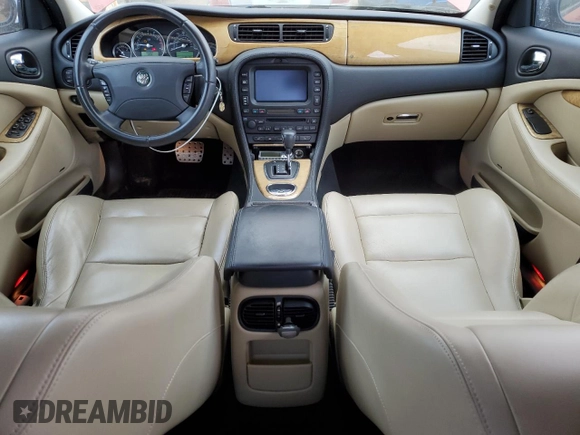 2005 Jaguar S-Type with VIN SAJWA03V351N18699, listed as a Copart auction lot 43060945 with 45,008 mi miles and Clean Title. Bid and sale history available at DreamBid. Image 8.
