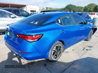 2024 Nissan Sentra SV with VIN 3N1AB8CV4RY272268, listed as a IAAI auction lot 42604720 with 26,422 mi miles and . Bid and sale history available at DreamBid. Image 4.