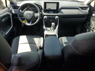 2025 Toyota RAV4 Hybrid XLE Premium with VIN JTMB6RFV8SD152327, listed as a Copart auction lot 53573615 with 12,830 mi miles and Salvage title. Bid and sale history available at DreamBid. Image 8.