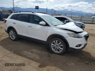 2013 Mazda CX-9 Grand Touring with VIN JM3TB2DV6D0425213, listed as a Copart auction lot 52348505 with 122,682 mi miles and Salvage title. Bid and sale history available at DreamBid. Image 4.