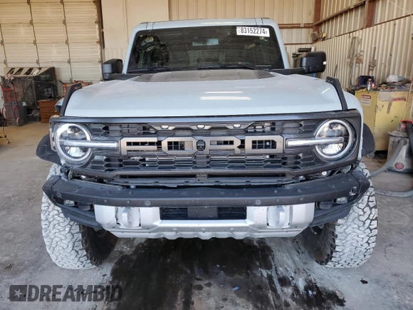 2023 Ford Bronco Raptor with VIN 1FMEE5JRXPLB78200, listed as a Copart auction lot 83152274 with 3,219 mi miles and Salvage Title. Bid and sale history available at carsss.com. Image 5.