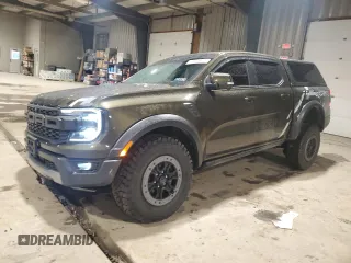 2024 Ford Ranger Raptor with VIN 1FTER4LR2RLE41735, listed as a Copart auction lot 88648635 with 1,585 mi miles and Salvage Title. Bid and sale history available at carsss.com. Image 1.