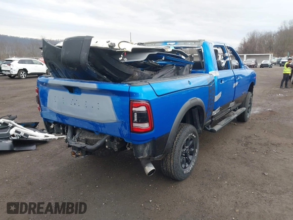 2020 Ram 2500 Power Wagon with VIN 3C6TR5EJ0LG197499, listed as a IAAI auction lot 41679684 with 65,284 mi miles. Bid and sale history available at carsss.com. Image 4.