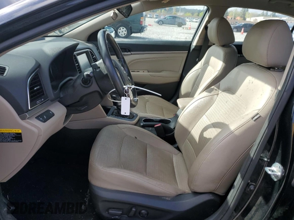 2018 Hyundai Elantra SEL with VIN 5NPD84LF9JH214216, listed as a Copart auction lot 51807985 with 76,057 mi miles and Salvage Title. Bid and sale history available at DreamBid. Image 7.