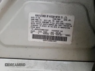 2008 Infiniti G35 Journey z VIN JNKBV61E68M215957, wystawiony jako Copart lot #61387995 z przebiegiem 133 328 mil mil oraz Szkoda całkowita • Salvage title. Historia ofert i sprzedaży dostępna na DreamBid. Obrazek 12.