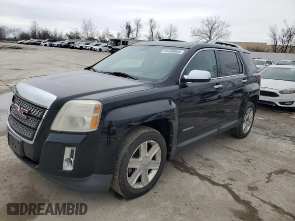 2010 GMC Terrain SLT-2 with VIN 2CTFLHEY5A6253620, listed as a Copart auction lot 45490945 with 179,159 mi miles and Salvage Title. Bid and sale history available at carsss.com. Image 1.