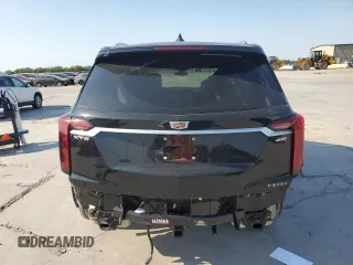 2024 Cadillac XT6 FWD Premium Luxury with VIN 1GYKPCRS7RZ710803, listed as a Copart auction lot 75160764 with 10,409 mi miles and Salvage Title. Bid and sale history available at carsss.com. Image 6.