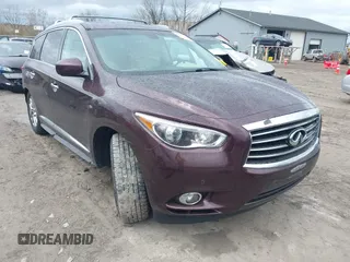 2015 Infiniti QX60 with VIN 5N1AL0MM4FC540138, listed as a IAAI auction lot 42032614 with 93,870 mi miles. Bid and sale history available at carsss.com. Image 1.