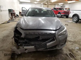 2015 Infiniti Q50 Sport with VIN JN1BV7AR5FM407039, listed as a Copart auction lot 45882655 with 99,813 mi miles and Salvage title. Bid and sale history available at DreamBid. Image 5.