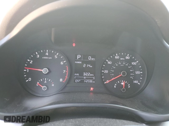 2020 Kia Rio LX with VIN 3KPA24AD7LE331063, listed as a Copart auction lot 67454344 with 142,596 mi miles and Salvage Title. Bid and sale history available at carsss.com. Image 9.