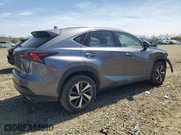 2019 Lexus NX 300 with VIN JTJBARBZXK2200779, listed as a Copart auction lot 52362745 with 52,501 mi miles and Salvage title. Bid and sale history available at DreamBid. Image 3.
