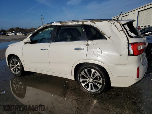 2014 Kia Sorento SX with VIN 5XYKW4A77EG502287, listed as a Copart auction lot 85153084 with 0 mi miles and Salvage Title. Bid and sale history available at carsss.com. Image 2.