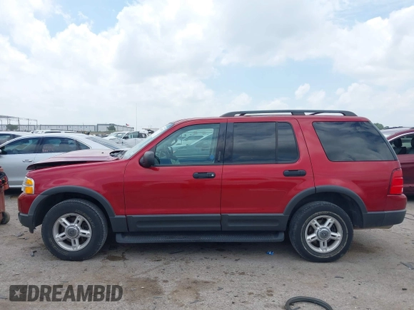 2003 Ford Explorer XLT with VIN 1FMZU63K43UA13760, listed as a IAAI auction lot 42408783 with 60,996 mi miles and . Bid and sale history available at DreamBid. Image 14.