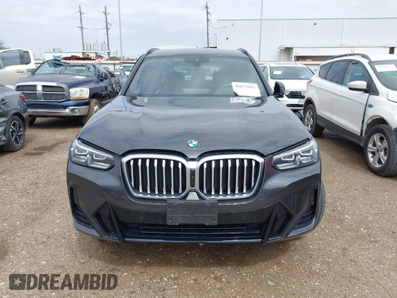 2024 BMW X3 sDrive30i with VIN 5UX43DP07R9V39275, listed as a IAAI auction lot 41673687 with 21,887 mi miles and . Bid and sale history available at DreamBid. Image 13.