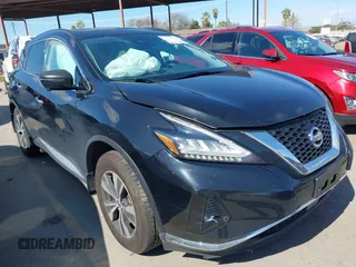 2020 Nissan Murano SV with VIN 5N1AZ2BS5LN155439, listed as a IAAI auction lot 41744774 with 68,853 mi miles and . Bid and sale history available at DreamBid. Image 1.
