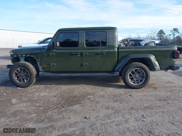 2023 Jeep Gladiator Overland with VIN 1C6HJTFG9PL507484, listed as a IAAI auction lot 41486457 with 54,871 mi miles. Bid and sale history available at carsss.com. Image 15.