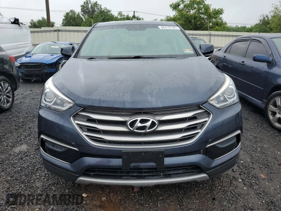 2017 Hyundai Santa Fe 2.4L with VIN 5XYZTDLB2HG388227, listed as a Copart auction lot 60418195 with 105,230 mi miles and Clean title. Bid and sale history available at DreamBid. Image 5.