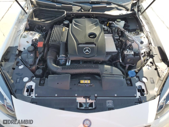 2017 Mercedes-Benz SLC with VIN WDDPK3JA0HF128528, listed as a Copart auction lot 75462704 with 24,423 mi miles and Salvage Title. Bid and sale history available at carsss.com. Image 11.