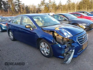 2015 Subaru Legacy 2.5i with VIN 4S3BNAA64F3073799, listed as a IAAI auction lot 41281724 with 118,145 mi miles. Bid and sale history available at carsss.com. Image 1.