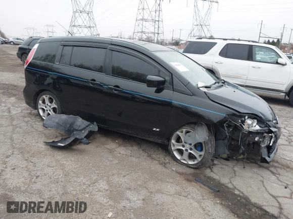 2010 Mazda 5 Sport with VIN JM1CR2WL8A0370971, listed as a IAAI auction lot 41950892 with 161,401 mi miles. Bid and sale history available at carsss.com. Image 1.