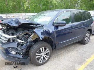 2018 Honda Pilot EX-L with VIN 5FNYF6H57JB046433, listed as a IAAI auction lot 42296714 with Not provided miles and . Bid and sale history available at DreamBid. Image 2.