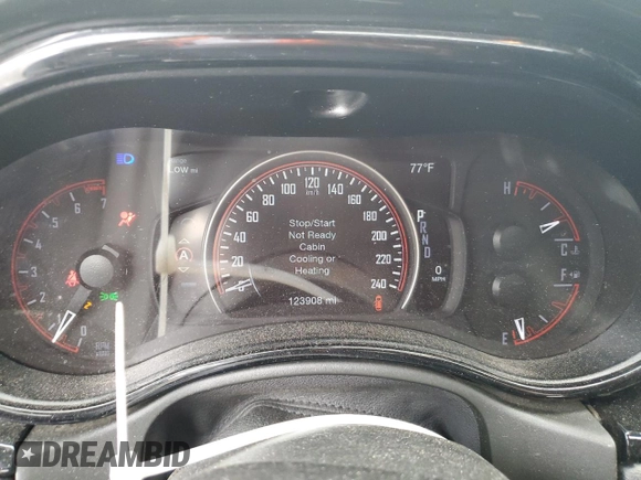 2021 Dodge Durango GT with VIN 1C4RDHDG0MC740413, listed as a Copart auction lot 61187195 with 123,908 mi miles and Salvage title. Bid and sale history available at DreamBid. Image 9.