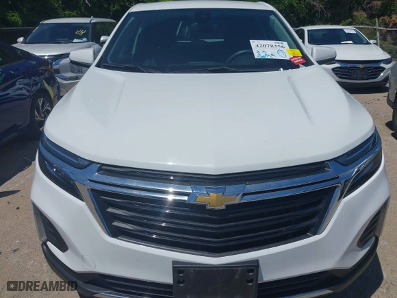 2023 Chevrolet Equinox LT with VIN 3GNAXUEG6PS195934, listed as a IAAI auction lot 42078356 with 38,029 mi miles. Bid and sale history available at carsss.com. Image 6.