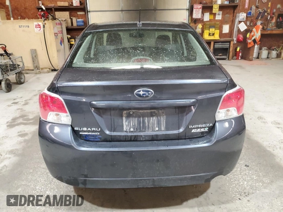 2012 Subaru Impreza Premium z VIN JF1GJAD63CH014499, wystawiony jako Copart lot #58422175 z przebiegiem 166 175 mil mil oraz Szkoda całkowita • Salvage title. Historia ofert i sprzedaży dostępna na DreamBid. Obrazek 6.