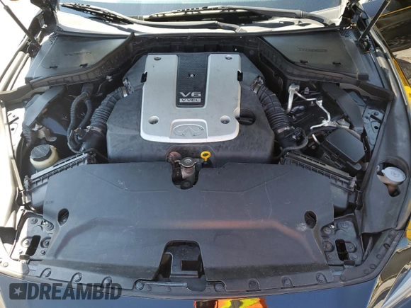 2015 Infiniti Q50 with VIN JN1BV7AP6FM349747, listed as a Copart auction lot 65723545 with 108,795 mi miles and Salvage title. Bid and sale history available at DreamBid. Image 11.