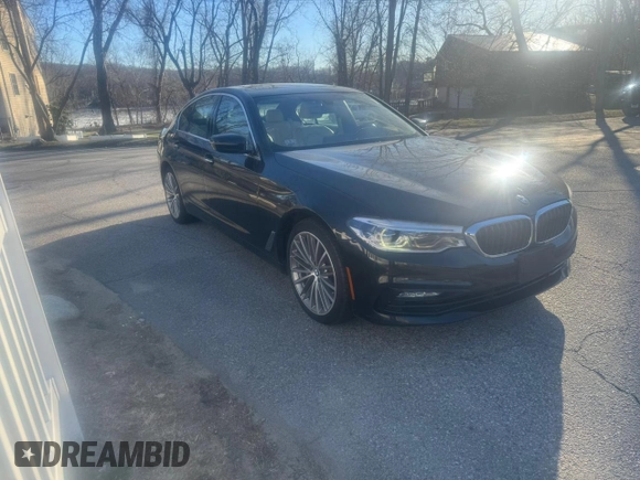 2017 BMW 5 Series 540i xDrive with VIN WBAJE7C36HG890783, listed as a Copart auction lot 88510725 with 128,332 mi miles and Clean title. Bid and sale history available at DreamBid. Image 1.