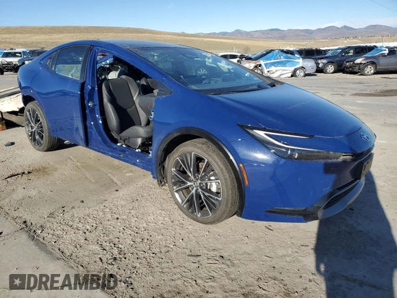 2024 Toyota Prius LE with VIN JTDADABU4R3010217, listed as a Copart auction lot 49349325 with 11,933 mi miles and Salvage Title. Bid and sale history available at carsss.com. Image 4.